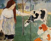 保罗 高更 : The Milkmaid